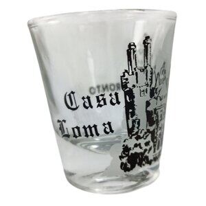 Casa Loma Toronto Shot Glass 2.5" Vintage